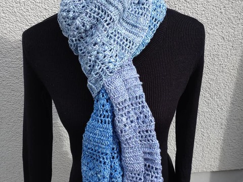 Anleitung Schal/Stola kakano