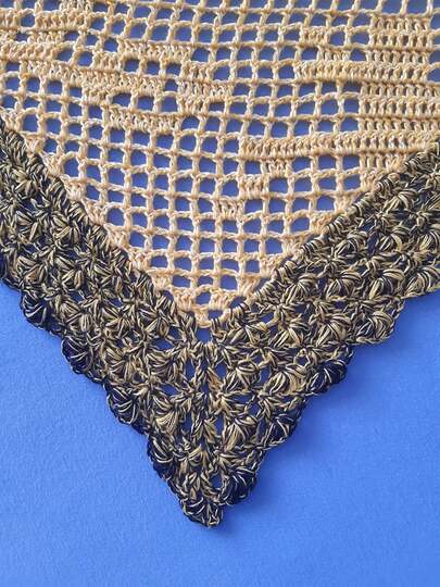 Häkelanleitung Motivtuch "Eule Scarlett"