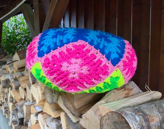 Großes Kissen "Shiva"