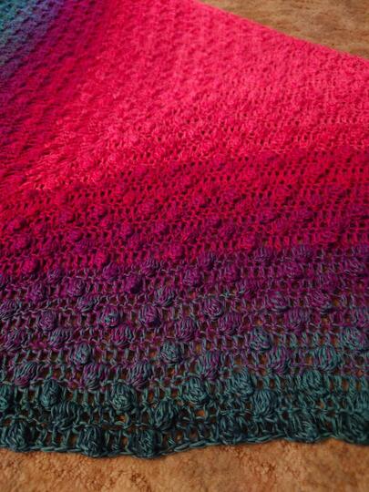 Tuch Zyndi häkeln Dreieckstuch