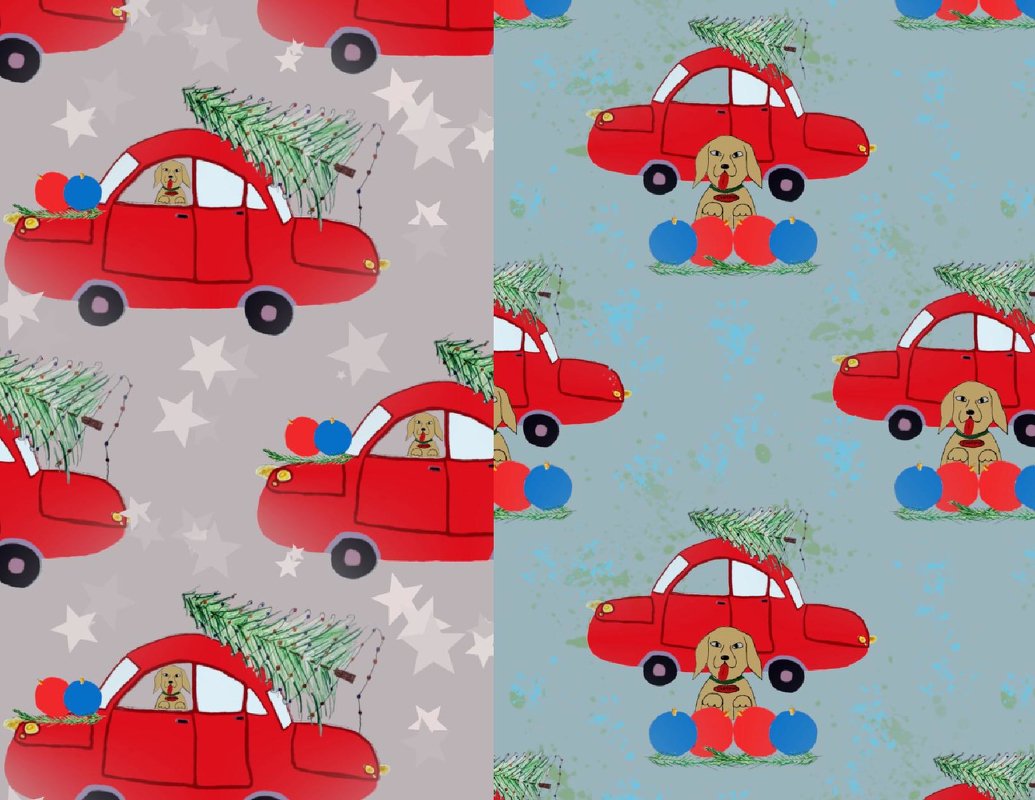 Seamless digital paper Christmas - Image 5