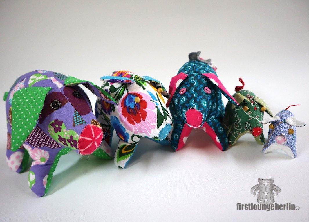Schweini Glücksschwein Stofftier 5 Gr. Silvesterdeko Tier nähen Schwein