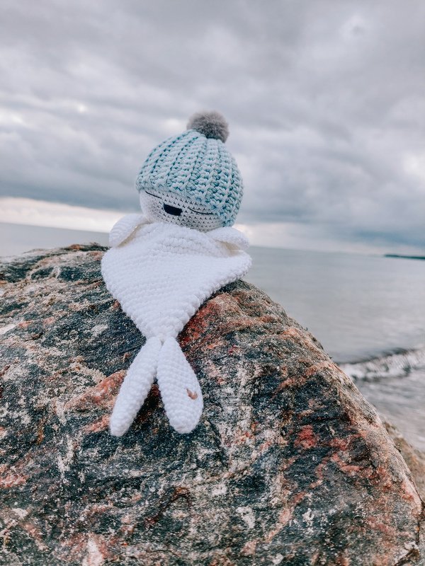 English pattern "Seal - Lovey", Baby blanket, Baby Lovey