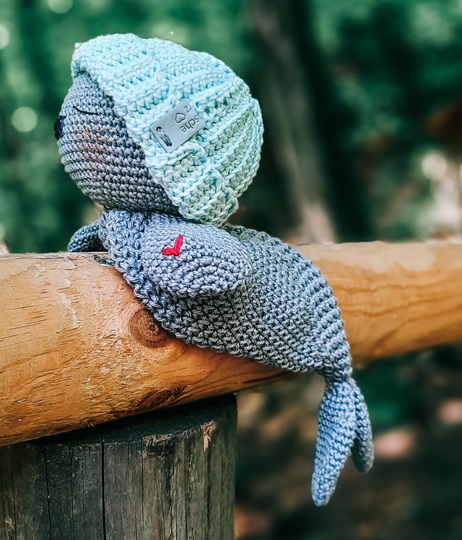 English pattern "Seal - Lovey", Baby blanket, Baby Lovey