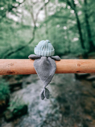 English pattern "Seal - Lovey", Baby blanket, Baby Lovey