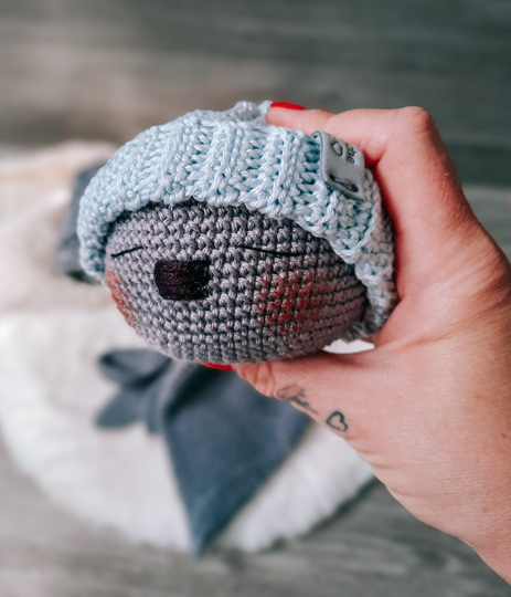 English pattern "Seal - Lovey", Baby blanket, Baby Lovey