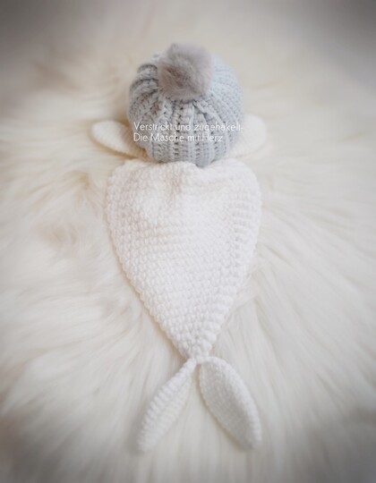 English pattern "Seal - Lovey", Baby blanket, Baby Lovey