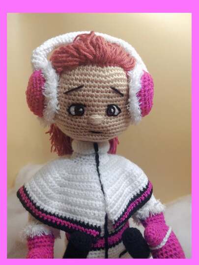 Häkelanleitung / Amigurumi / Ski-Girl Sindy