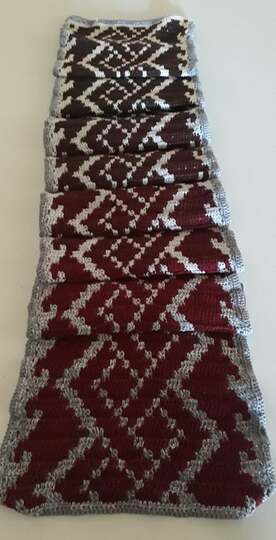 Anleitung Unisexschal Gaelyptica