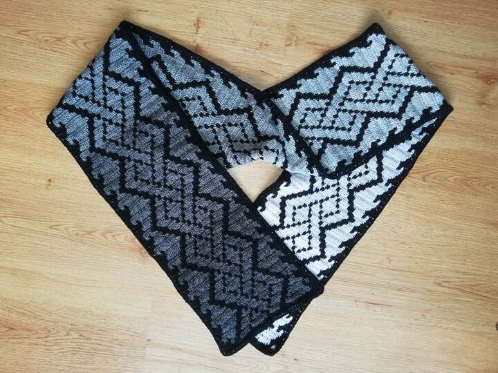 Anleitung Unisexschal Gaelyptica