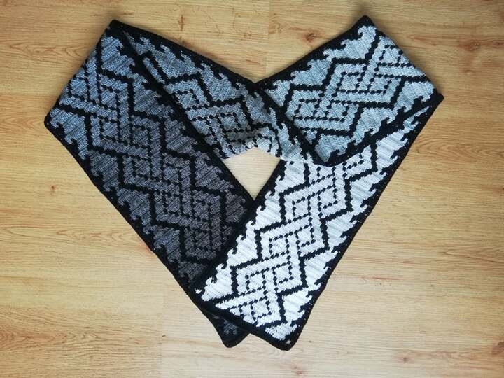 Anleitung Unisexschal Gaelyptica