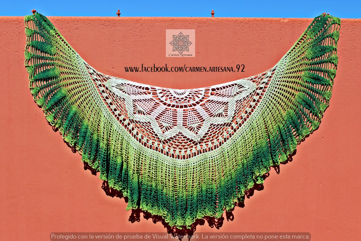 Crochet Tahoro Shawl pattern - Image 3