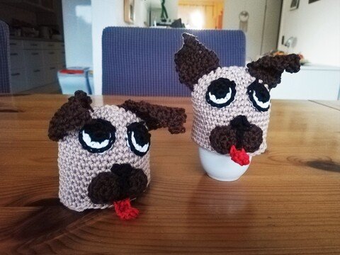 Anleitung Eierwärmer für Mopsliebhaber