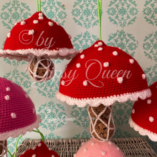 Häkelanleitung Piepmatz Pilz Fliegenpilz