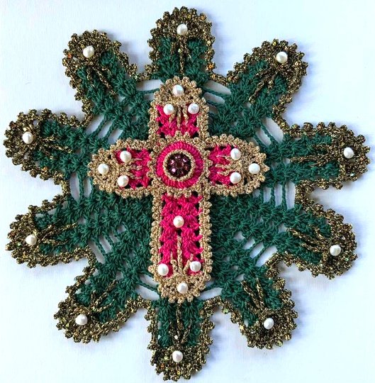 Festlicher Wandschmuck