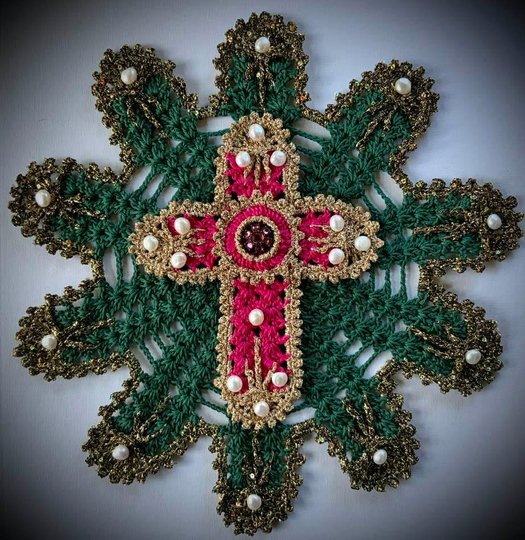 Festlicher Wandschmuck