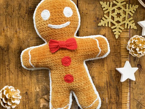 Häkelanleitung Lebkuchen Manni