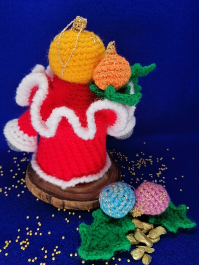 Little Gnome "Glitter ball" - crochet pattern