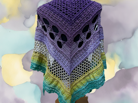 Häkelanleitung Dreieckstuch "Amalthea"