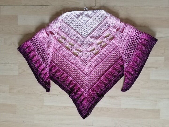 Häkelanleitung Dreieckstuch "Amalthea"