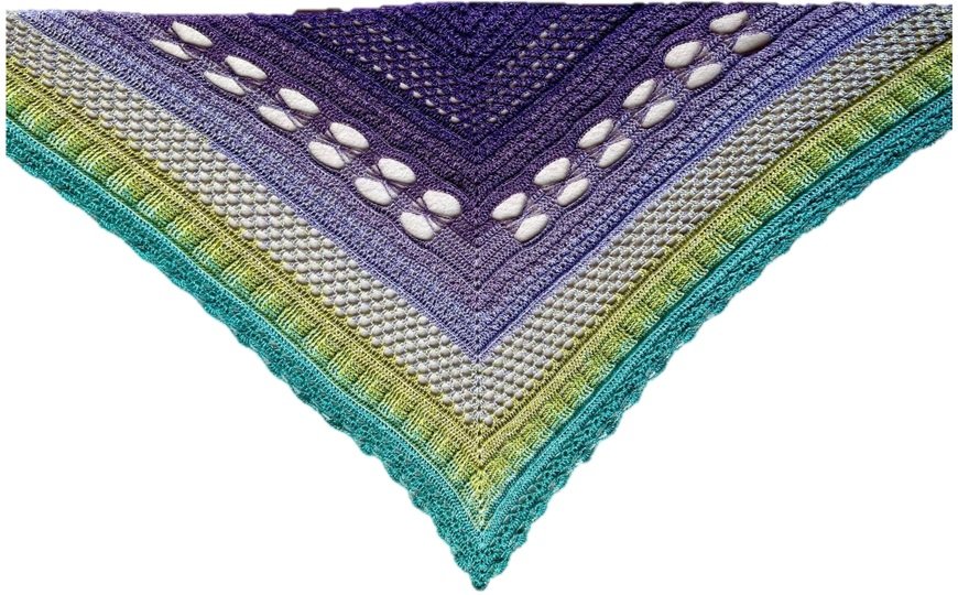 Häkelanleitung Dreieckstuch "Amalthea"