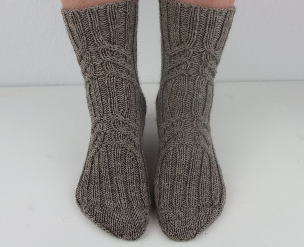 Strickanleitung Socken "Für kalte Tage" - Bild 2