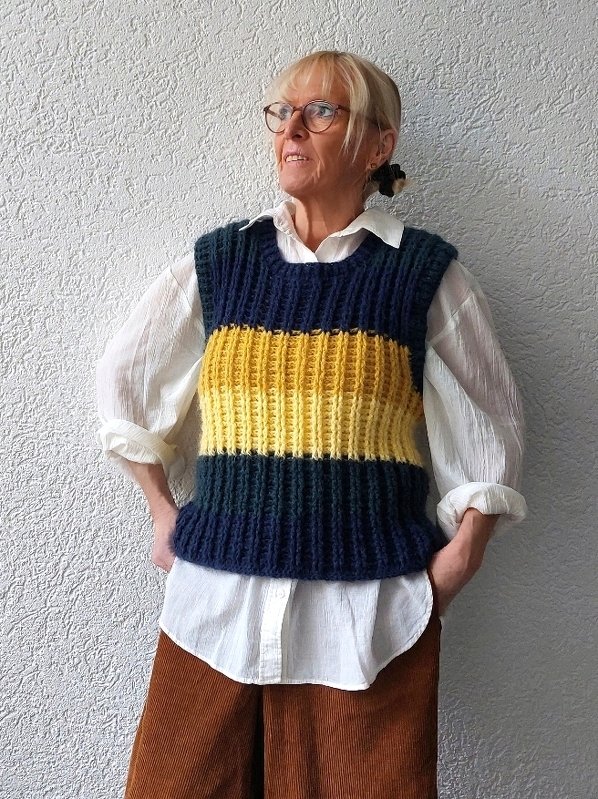 Pullunder "Weekend" für Damen und Herren, Größe leicht anpassbar - Bild 3