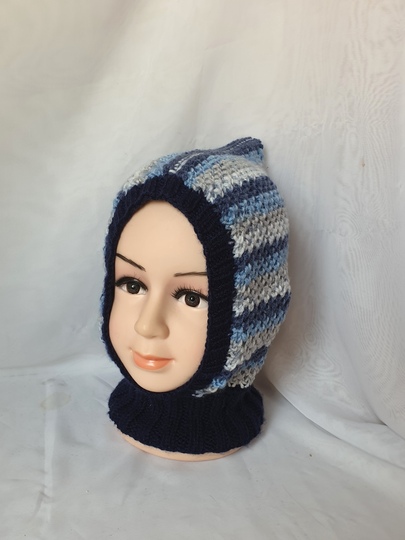 Strickanleitung Schalmütze, Schlupfmütze in 2 Größen   #290