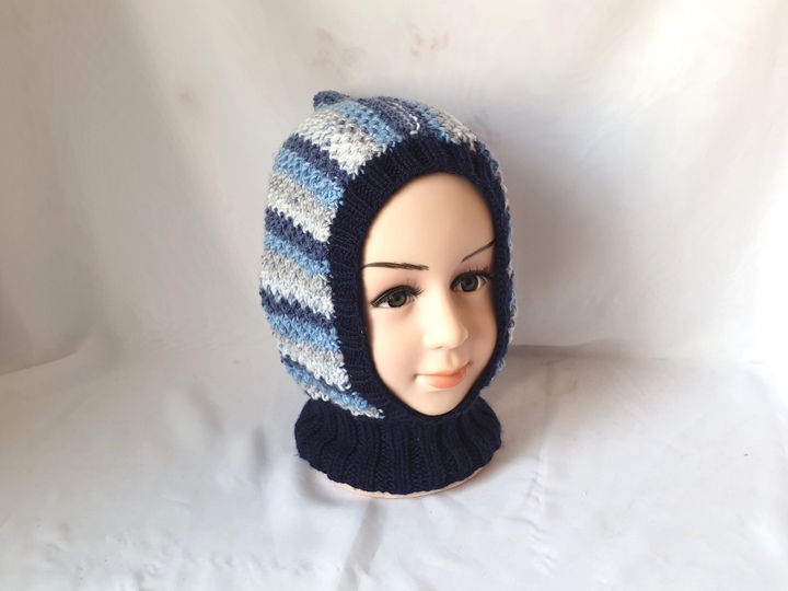 Strickanleitung Schalmütze, Schlupfmütze in 2 Größen   #290