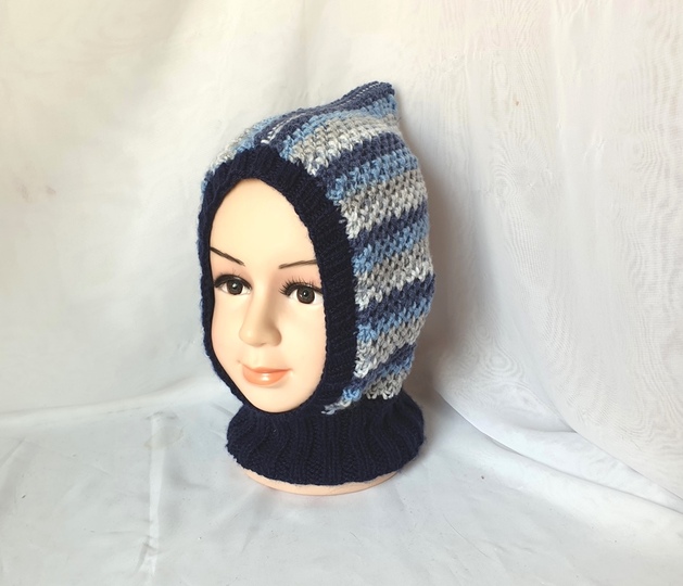 Strickanleitung Schalmütze, Schlupfmütze in 2 Größen   #290