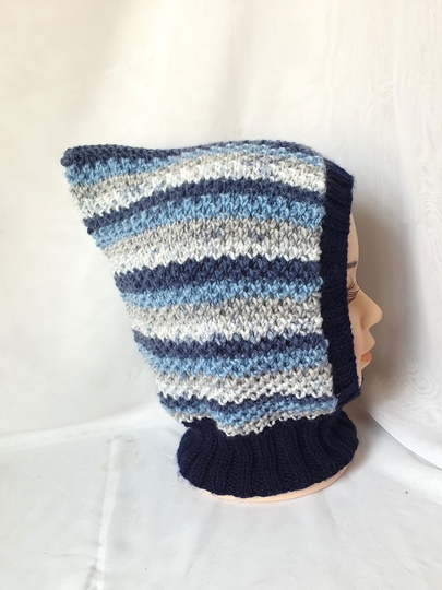 Strickanleitung Schalmütze, Schlupfmütze in 2 Größen   #290