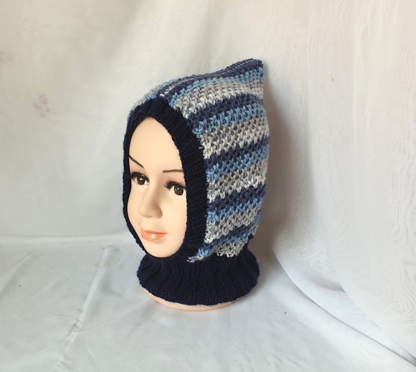 Strickanleitung Schalmütze, Schlupfmütze in 2 Größen   #290