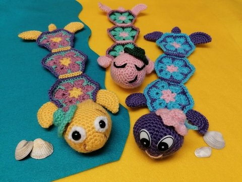 Bookmark „Turtle Miri“ – crochet pattern