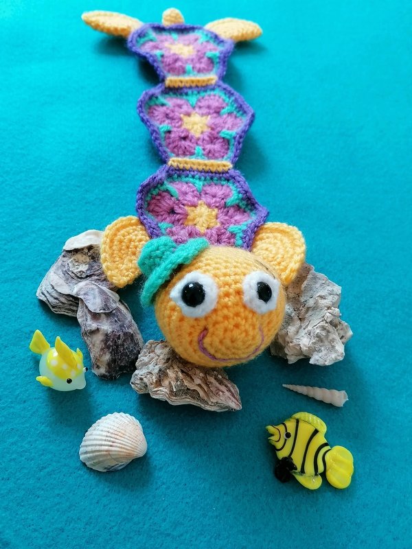 Lesezeichen „Schildkröte Miri“ – Häkelanleitung - Bild 4