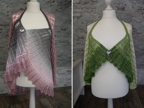 Häkelanleitung Bolerojacke "Majani" - anpassbar an die Körpergröße