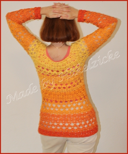 Häkelshirt "Steffis Sommermärchen", RVO Gr. s-XXL