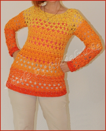 Häkelshirt "Steffis Sommermärchen", RVO Gr. s-XXL