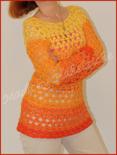 Häkelshirt "Steffis Sommermärchen", RVO Gr. s-XXL