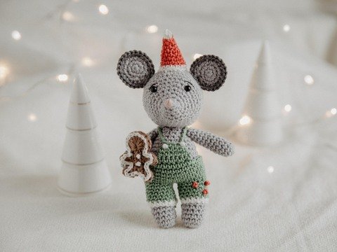 Anleitung Weihnachtsmaus