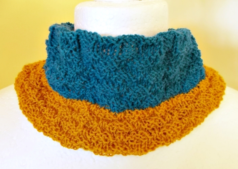 Loop aus Wollresten für die ganze Familie - Strickanleitung