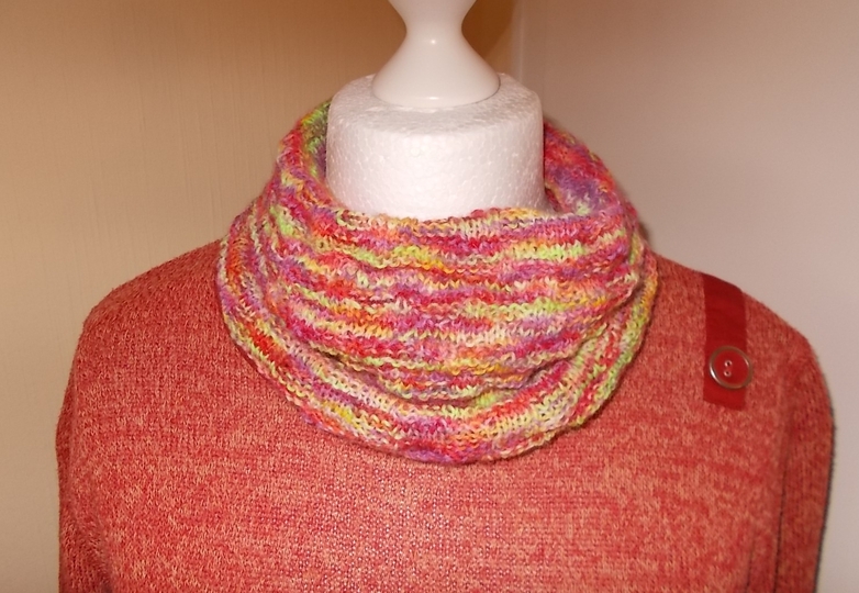 Loop aus Wollresten für die ganze Familie - Strickanleitung