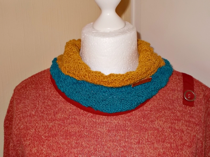 Loop aus Wollresten für die ganze Familie - Strickanleitung