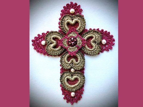 Prachtvolles Kreuz "Herzliche LIEBE"