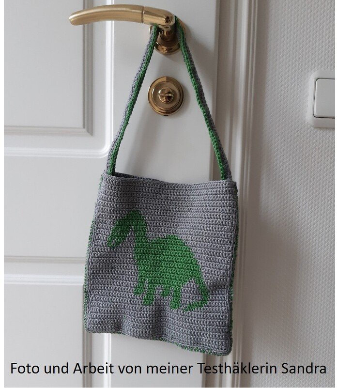 Häkelanleitung Loop "Dinowelt" - Bild 7