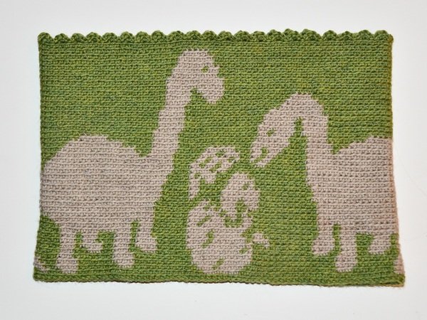 Crochet Pattern Cowl "Dinoworld"