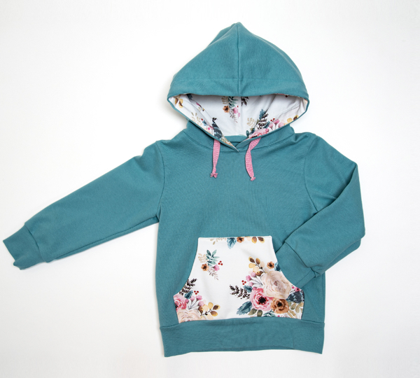 Kids Hoodie FLY – Hood & Shawl Collar Sewing Pattern 12m-11y