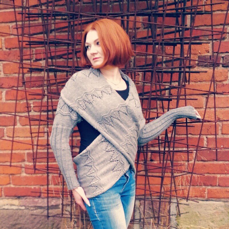 Ärmelschal stricken - Bild 8