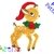 Pattern Reindeer 3 crochet applique