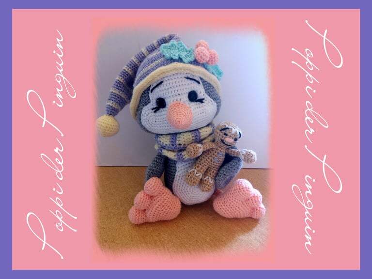 Häkelanleitung / Amigurumi / Poppi der Pinguin