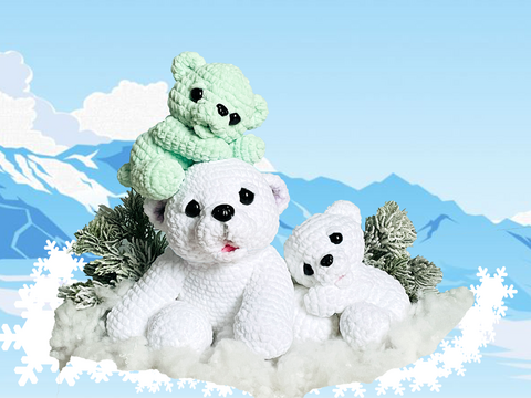 Eisbären Häkelanleitung Amigurumi